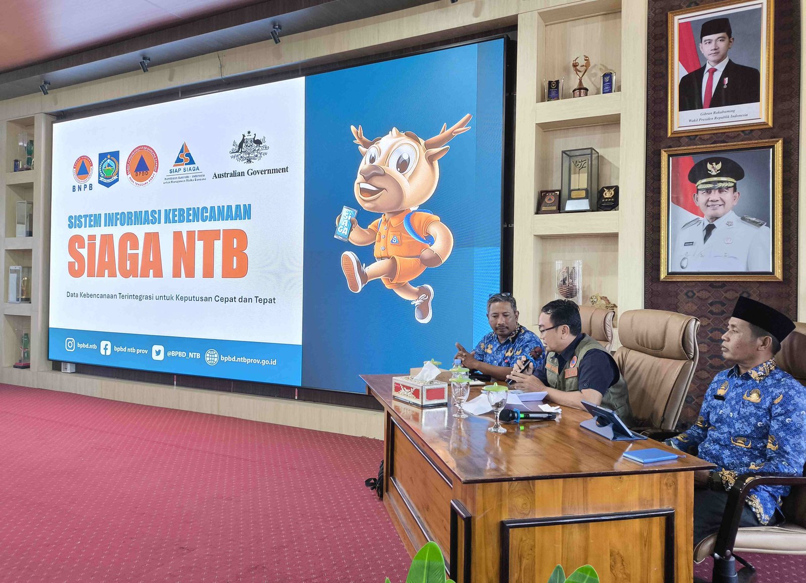 Sosialisasi SiAGA NTB : Sumbawa Jadi Prioritas Penguatan Mitigasi